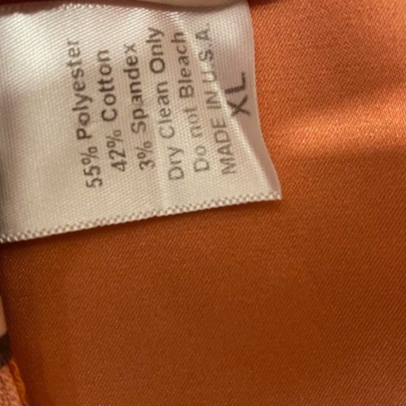 Pinup Couture Ava Midi Wiggle In Peach Pink Cocktail Dress sz XL - Picture 8 of 9